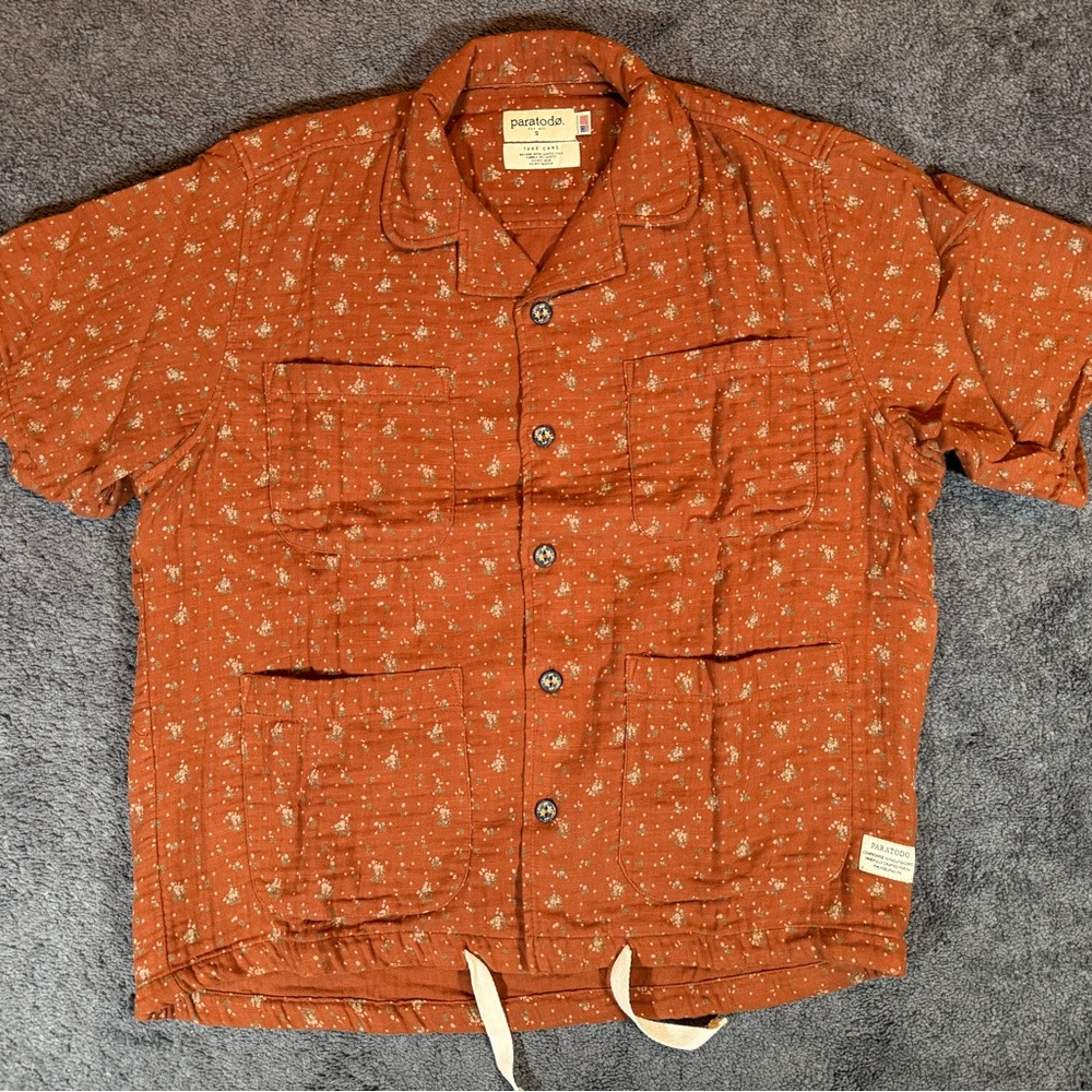 Paratodo ‘72 Segundo Smock- Burnt Sienna Floral
